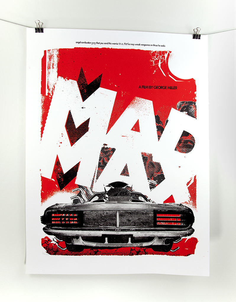 Mad Max Silk Screen Poster