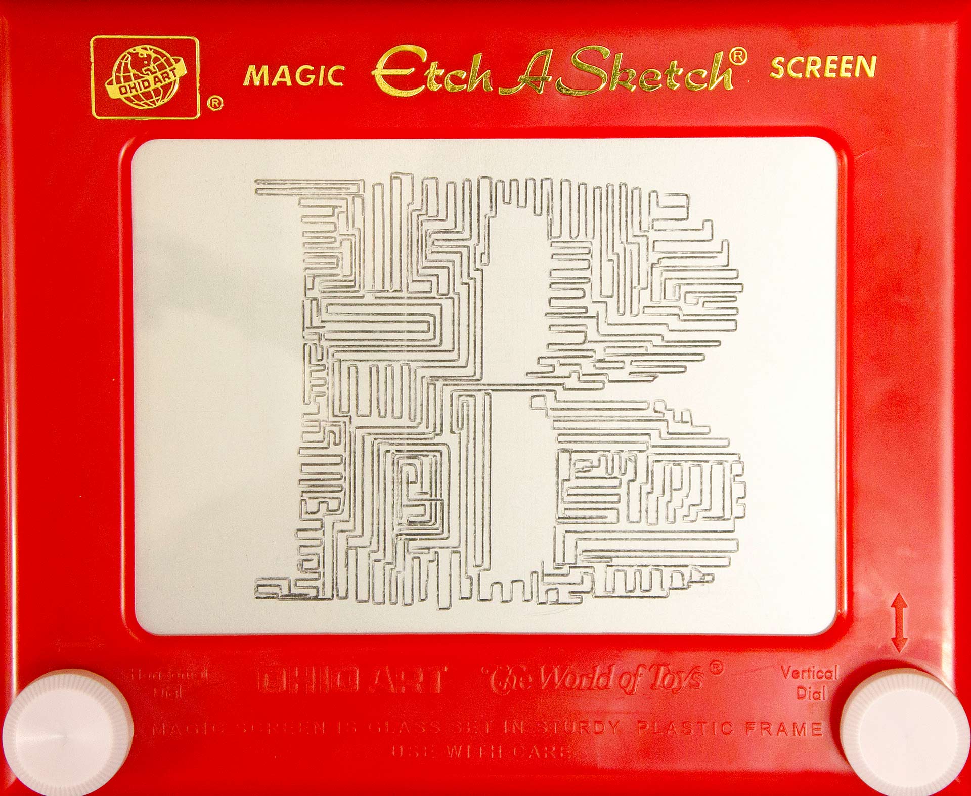 Etch A Sketch Typography - BGSUGD