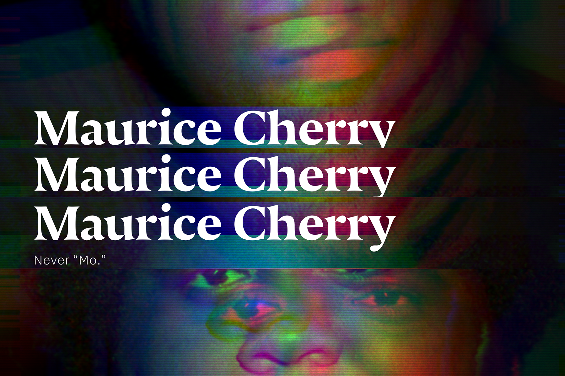 Maurice Cherry Lecture