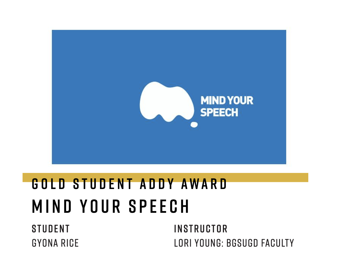 BGSUGD students take home a Mosaic Award, Gold, and Silver at the 2021 Addy Awards!