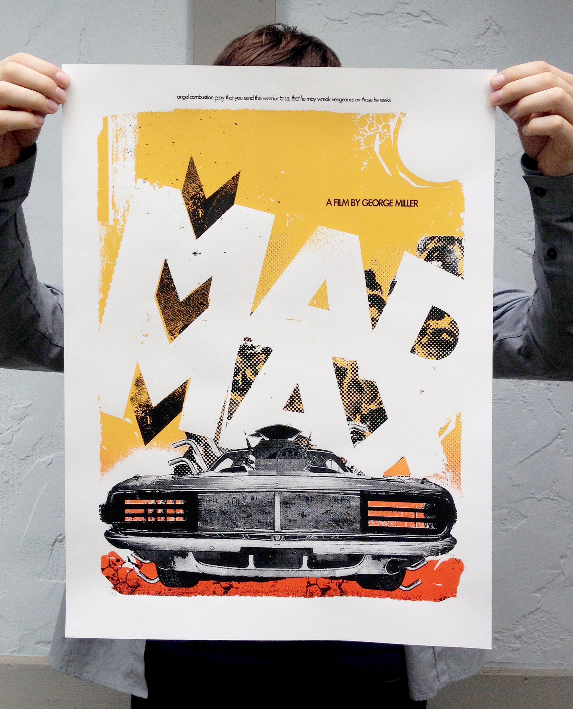 Mad Max Silk Screen Poster