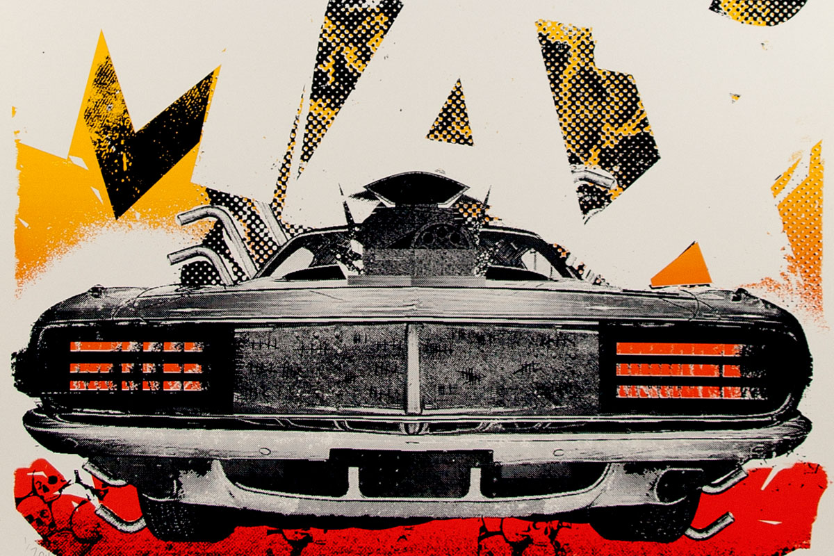 Mad Max Silk Screen Poster