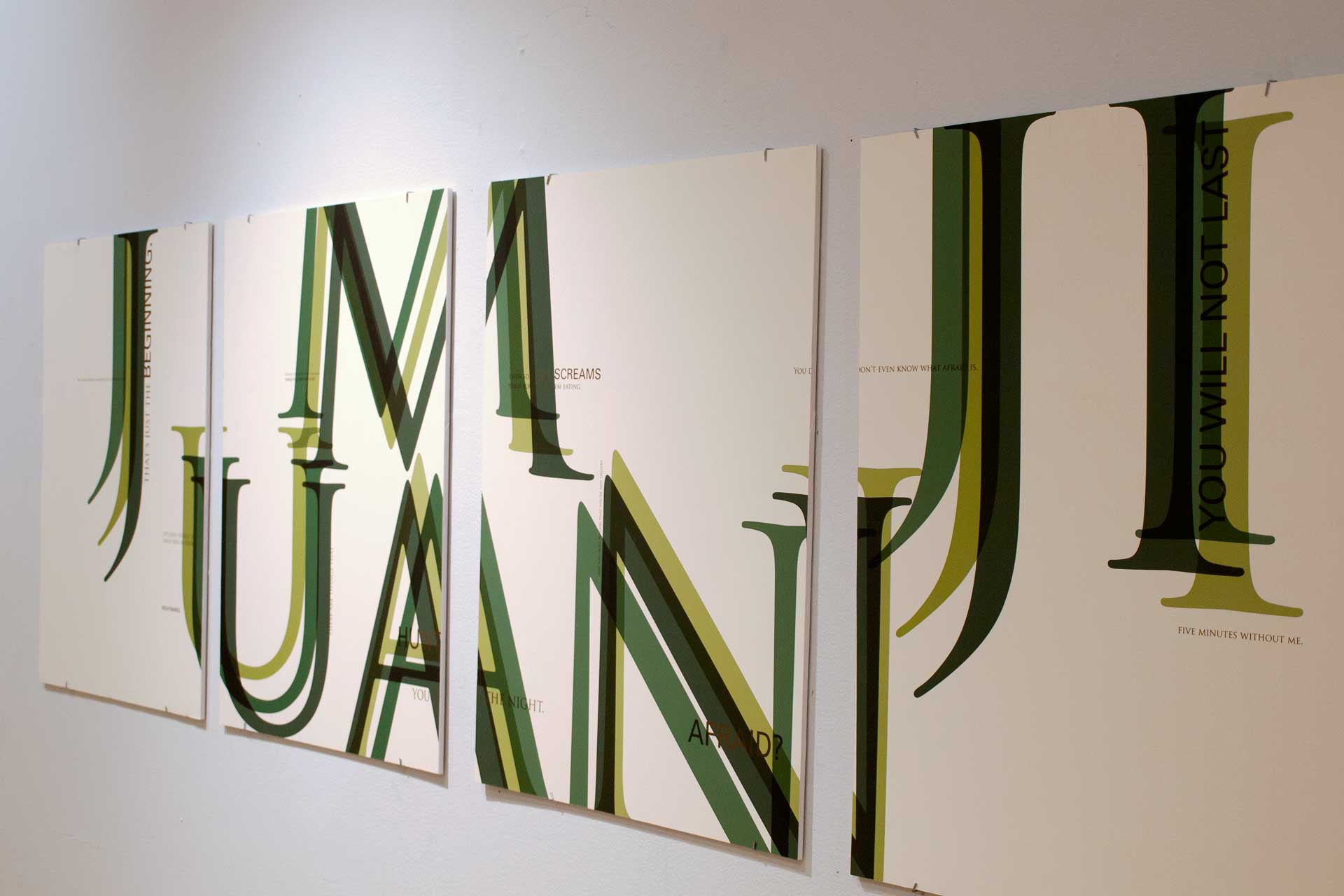 Jumanji Typopgraphic Poster