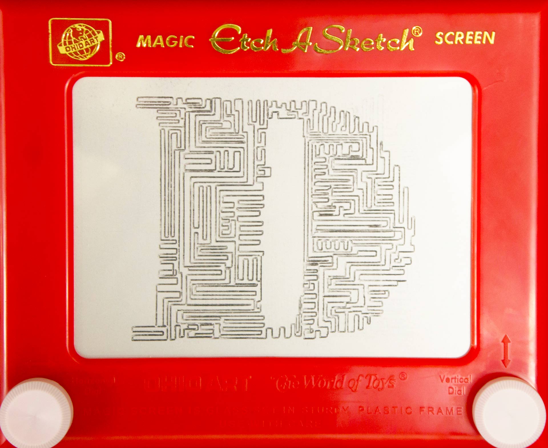 Etch A Sketch Typography