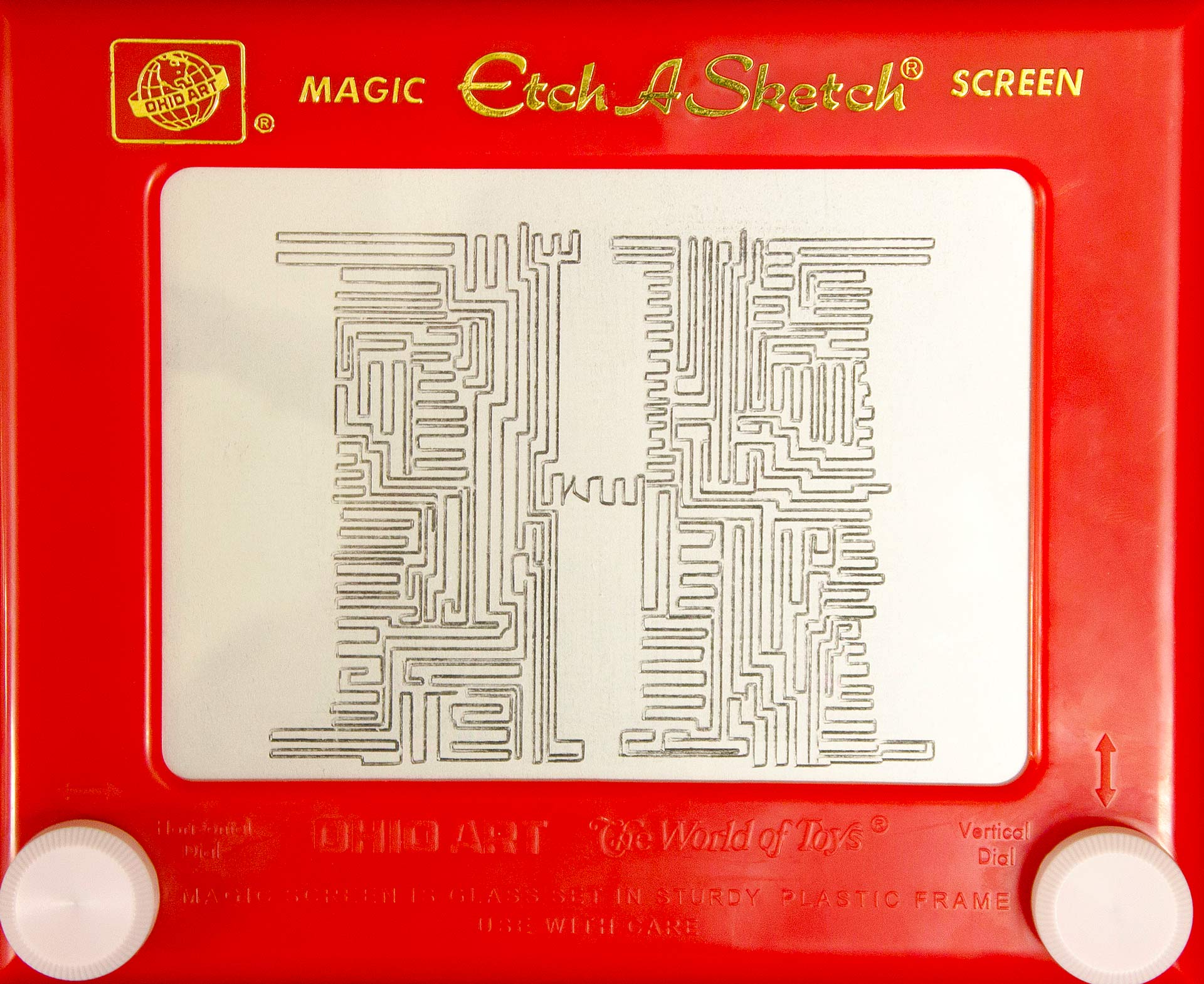 Etch A Sketch Typography