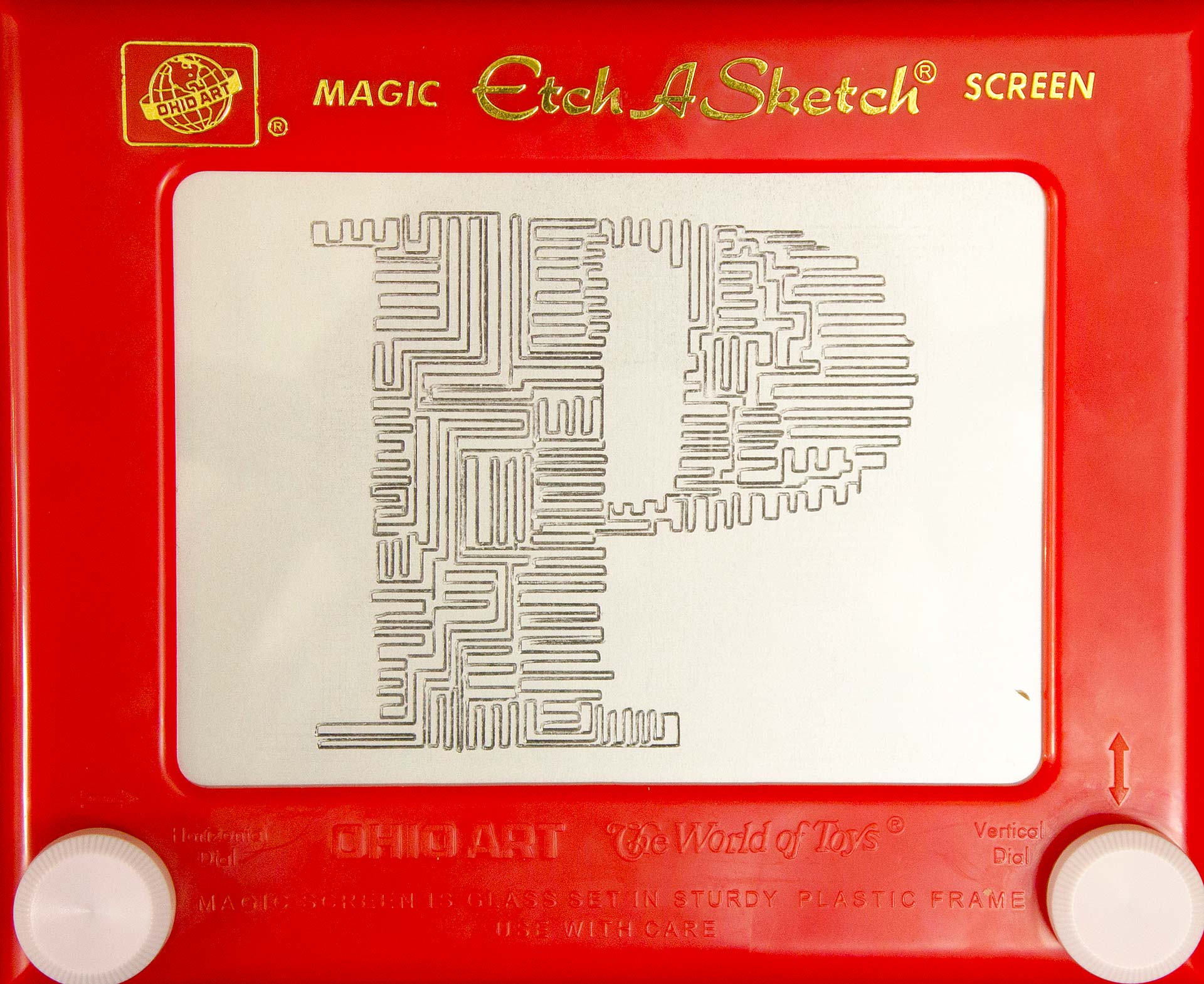Etch A Sketch Typography