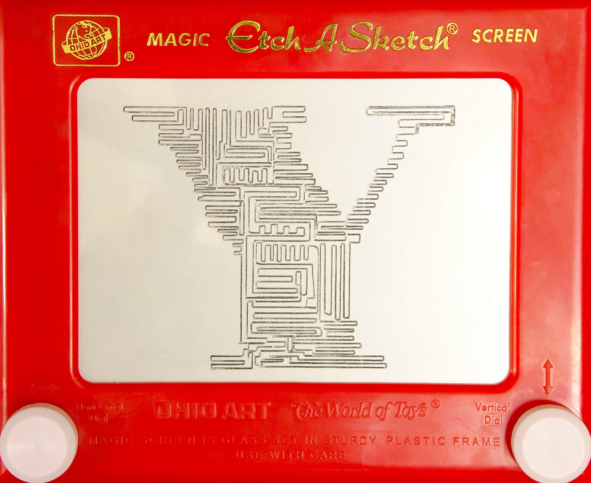 Etch A Sketch Typography