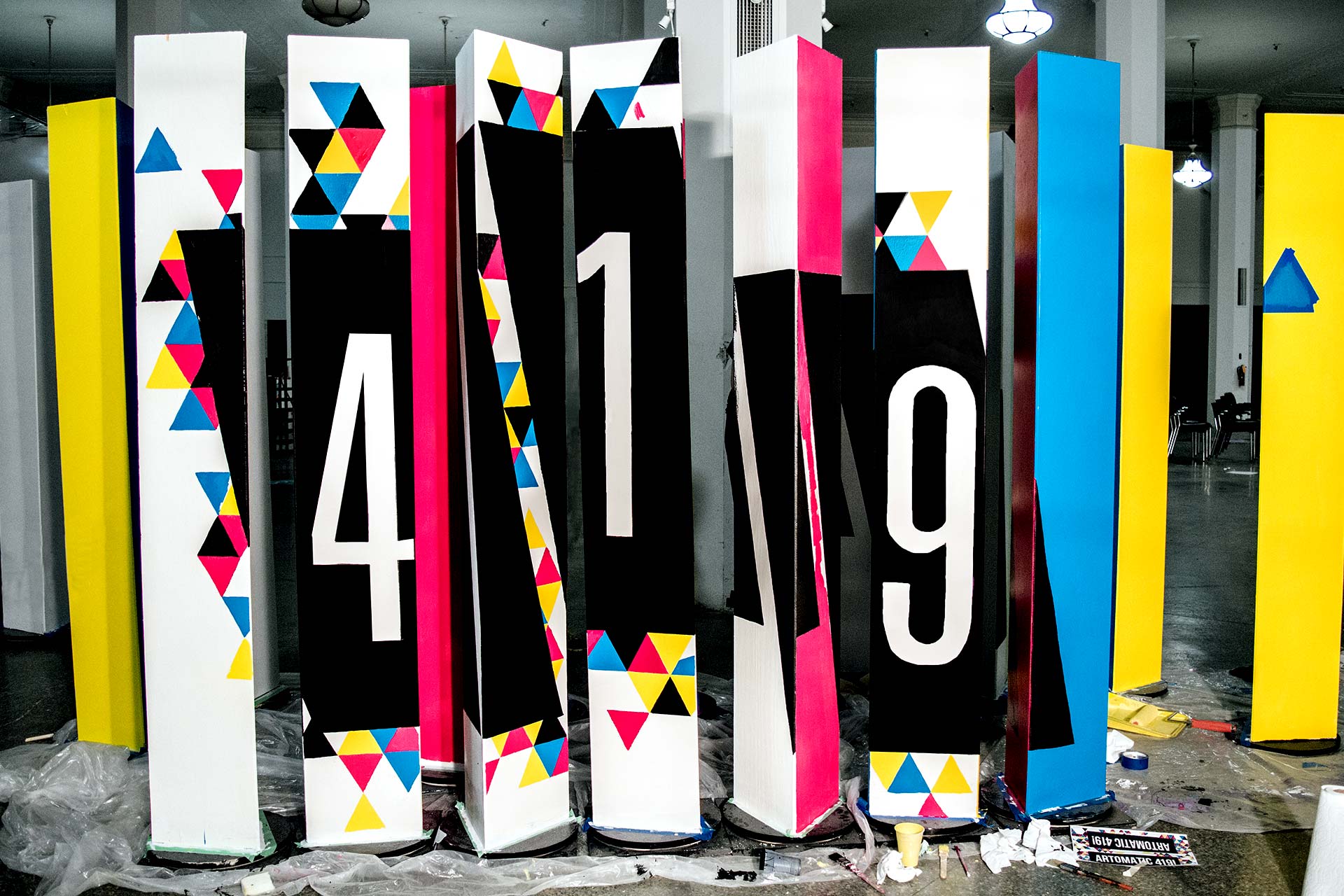 Do Amazing Things Mural and Artomatic Wayfinding