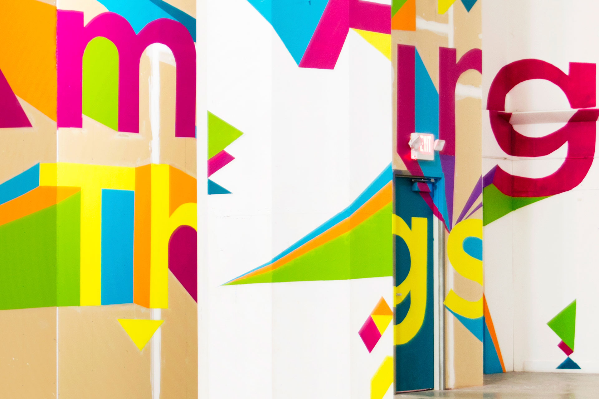 Do Amazing Things Mural and Artomatic Wayfinding