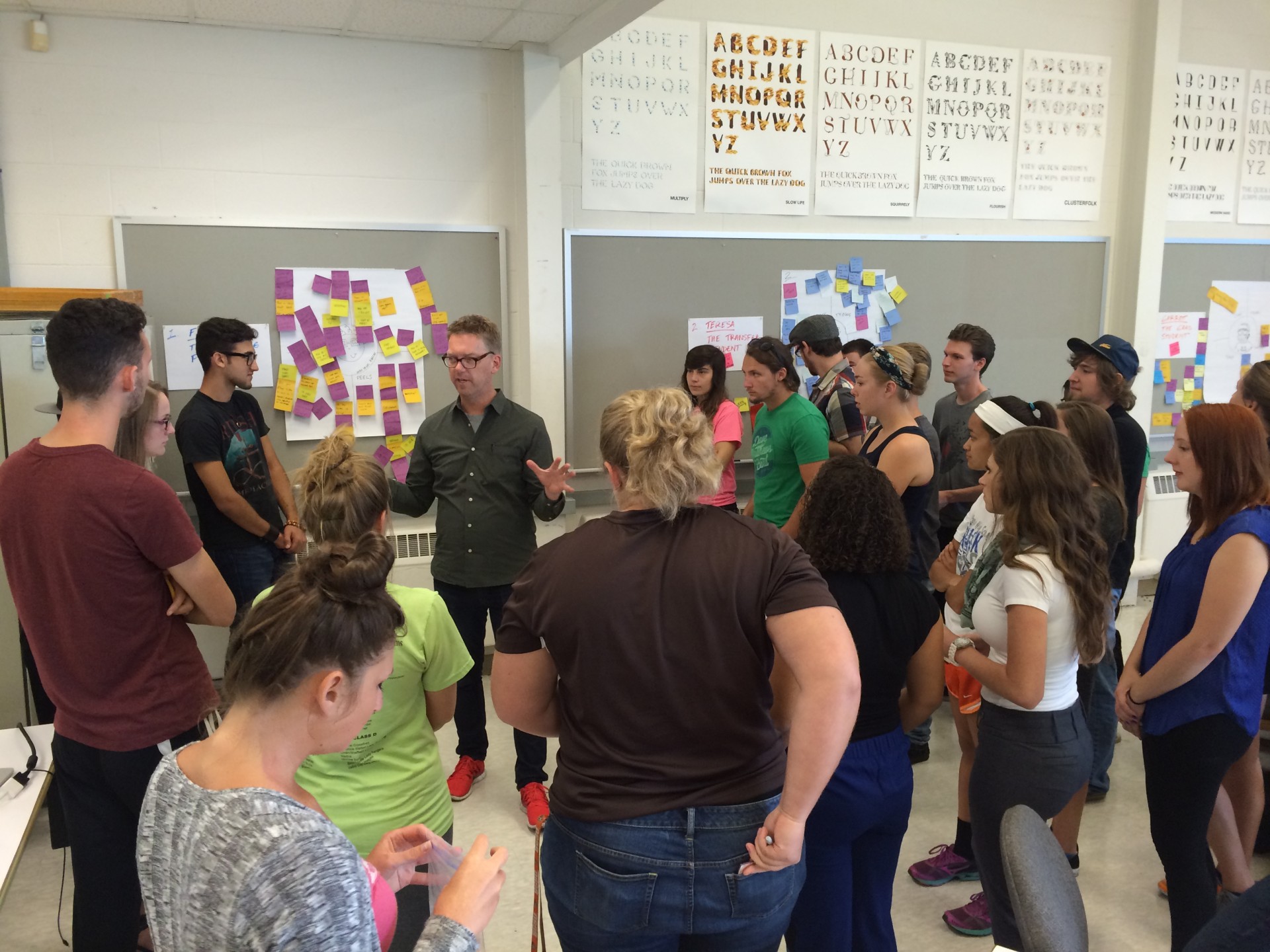 Doug Powell, Leader of IBM’s Design Revolution hosts BGSUGD Design Workshop with Undergrads