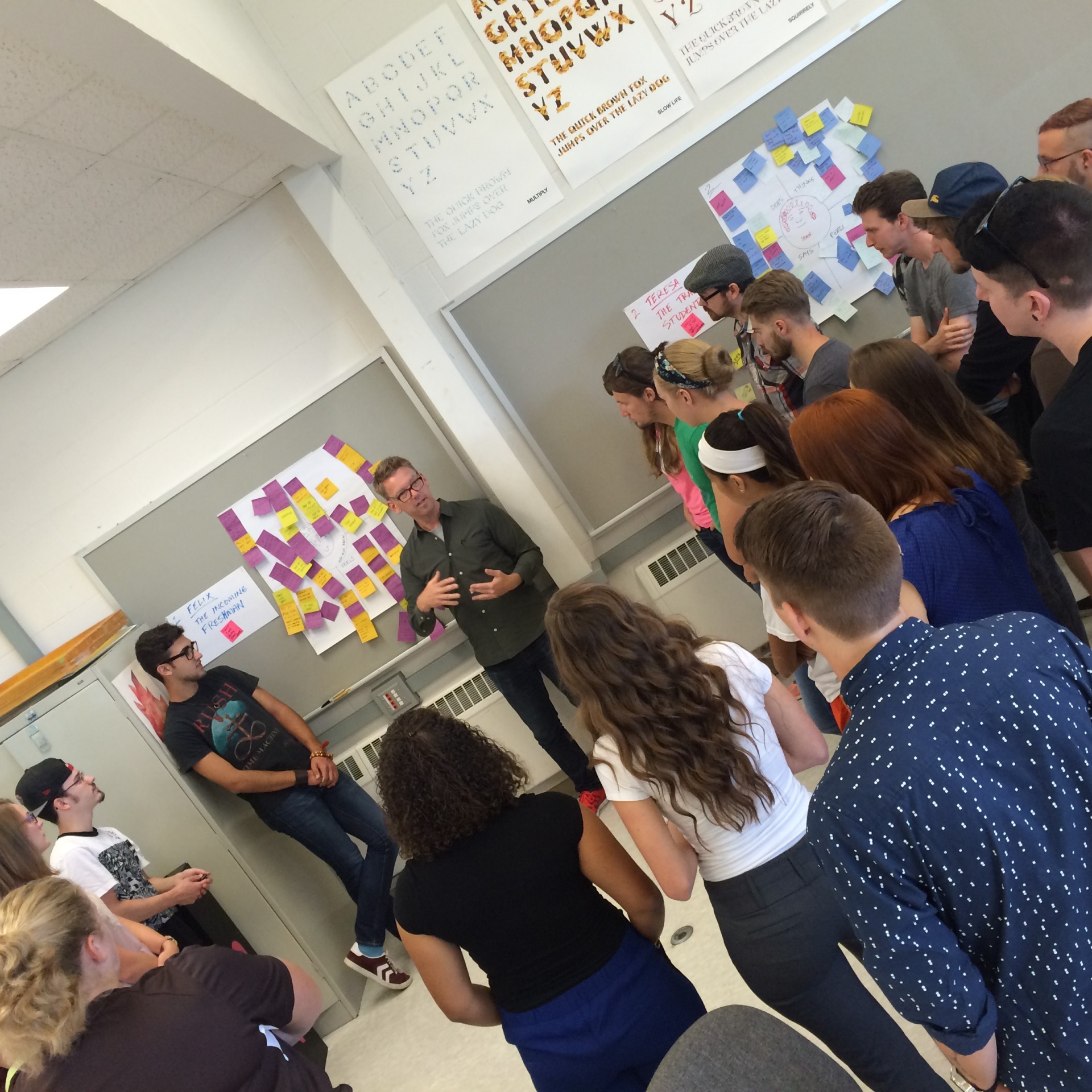 Doug Powell, Leader of IBM’s Design Revolution hosts BGSUGD Design Workshop with Undergrads