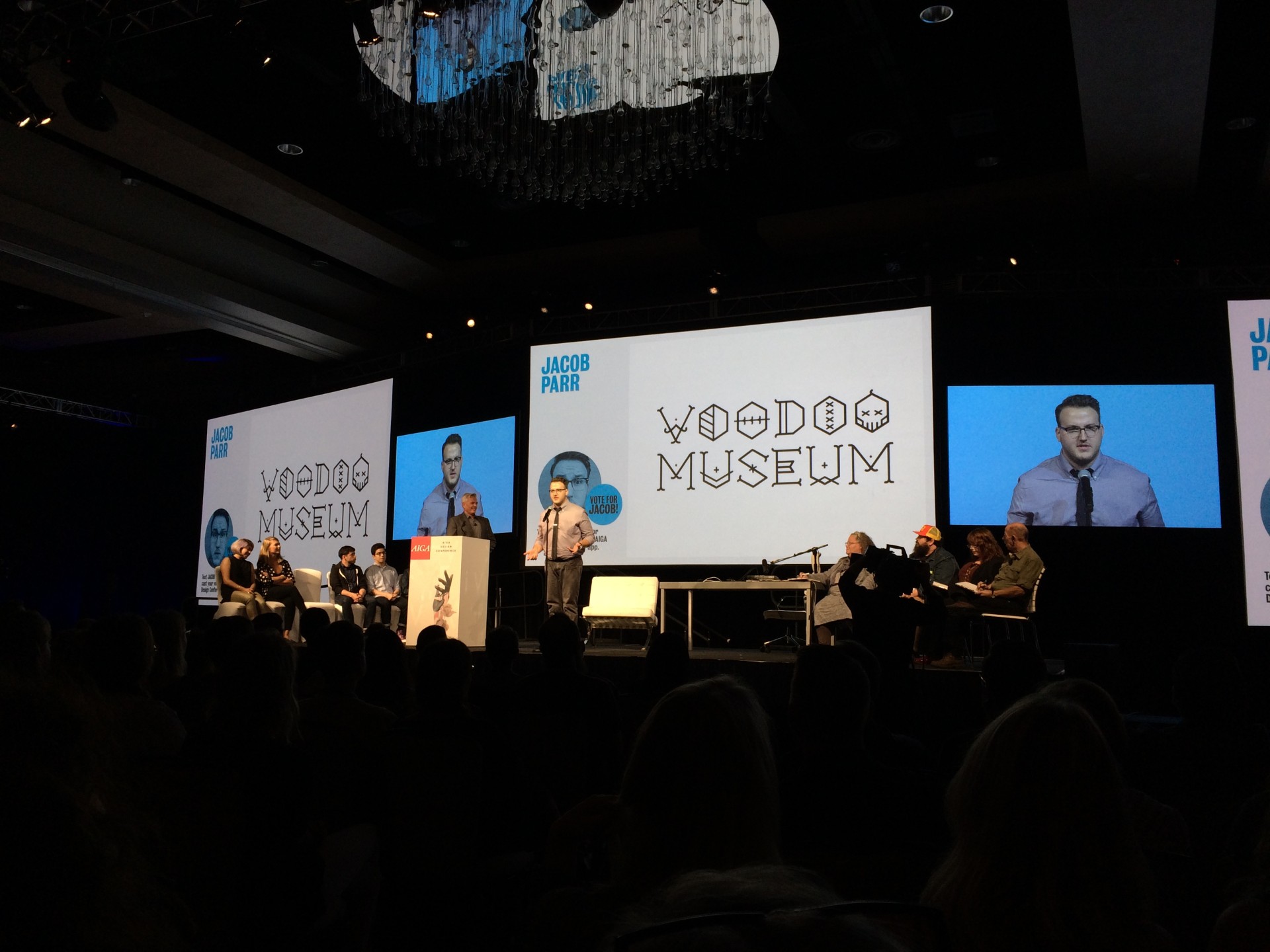 GD Faculty Amy Fidler, Jenn Stucker, and Alumni Jacob Parr Crash The Big Easy with AIGA