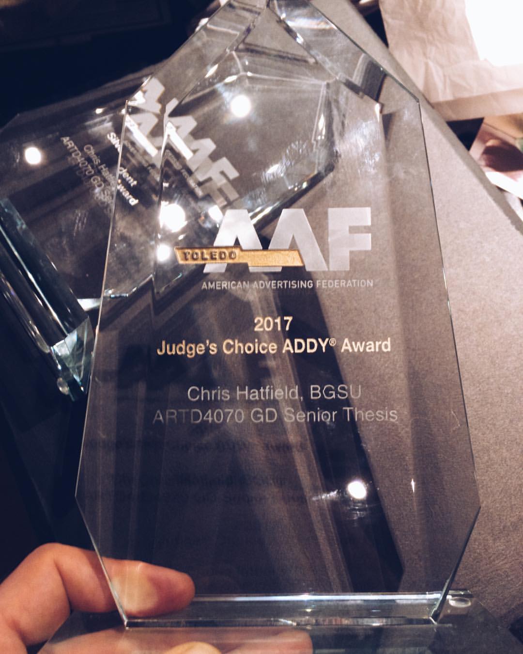 Success at 2017 ADDYs for BGSUGD