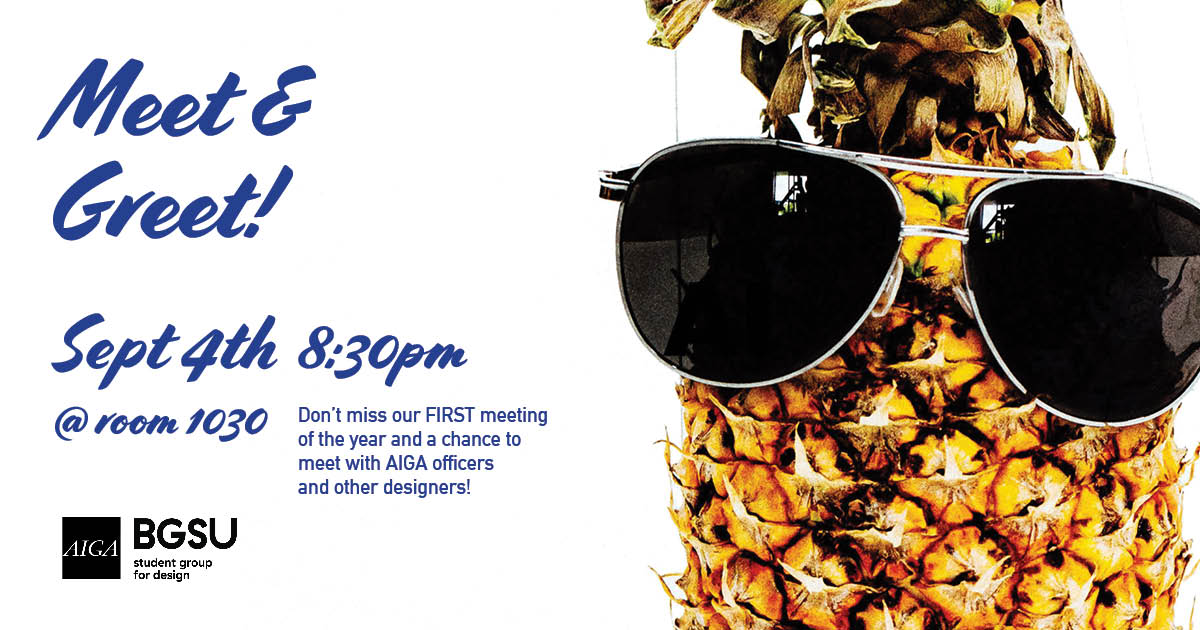 AIGA BGSU Student Group Meet & Greet