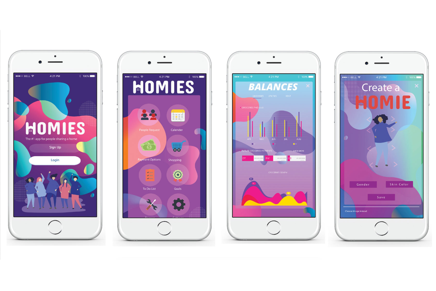 Homies Roommate APP