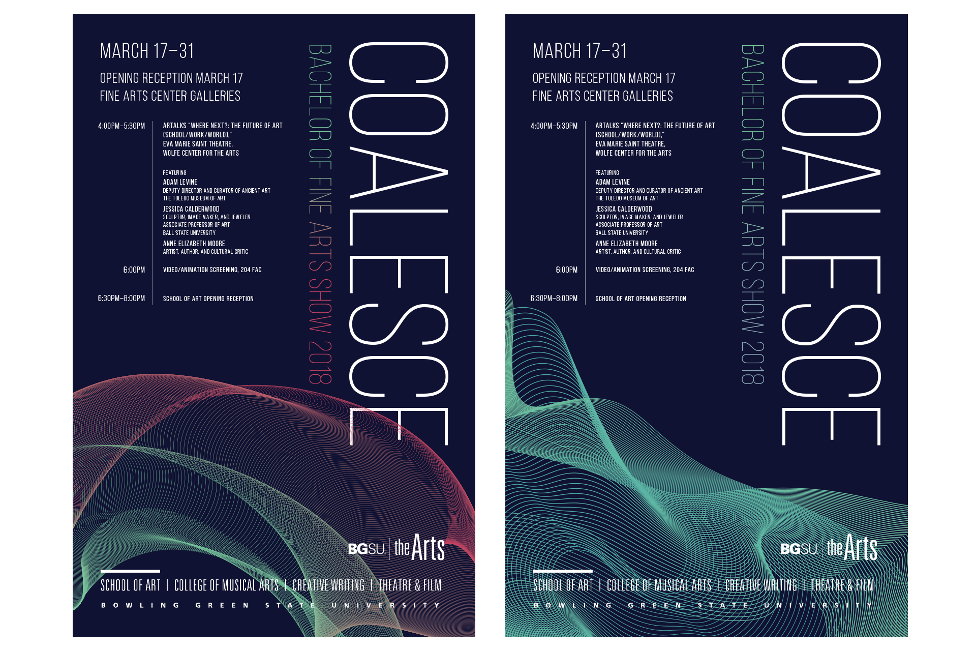 Coalesce: 2018 BFA Thesis Show Graphics