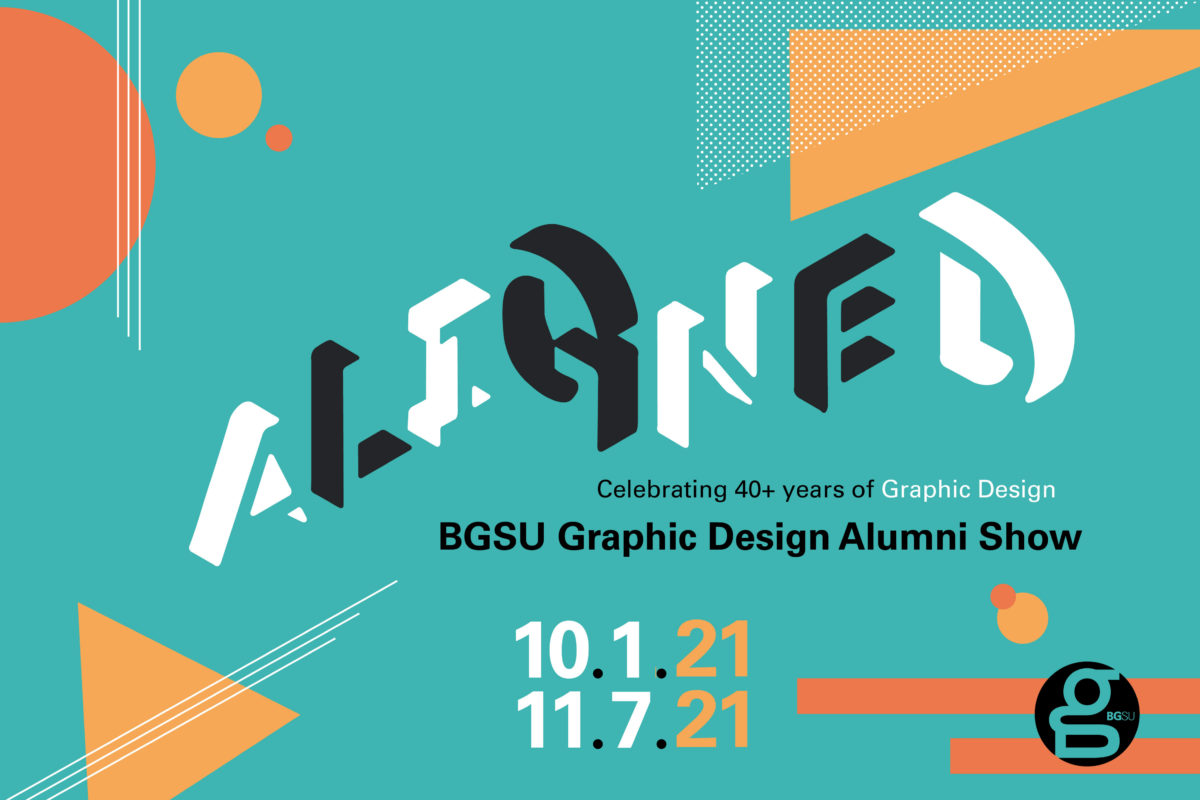 Calling all BGSUGD Alums! Submit for ALIGNED // 40+ Years of Graphic Design