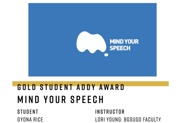 BGSUGD students take home a Mosaic Award, Gold, and Silver at the 2021 Addy Awards!