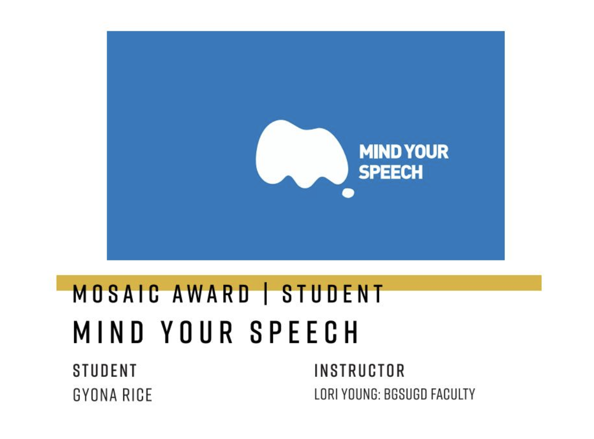 BGSUGD students take home a Mosaic Award, Gold, and Silver at the 2021 Addy Awards!