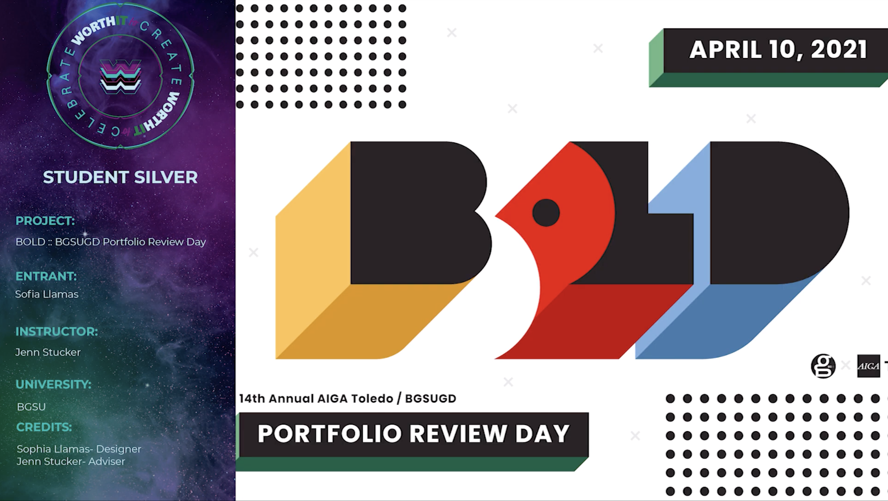 BGSU GD Students and Alums take home big awards from the 2022 Addys